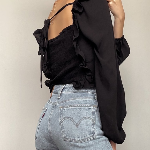 RUFFLE RODEO BLOUSE - Picture 4 of 4